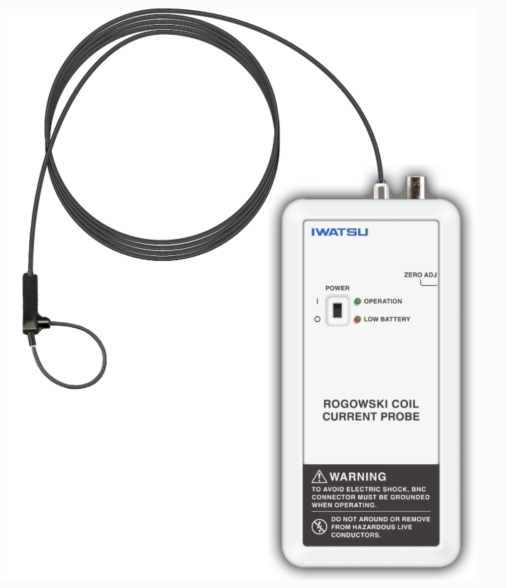 PMK Iwatsu Rogowski Current Probe, Peak current 600A, 6Hz - 30MHz, -40°C to 150°C, 1