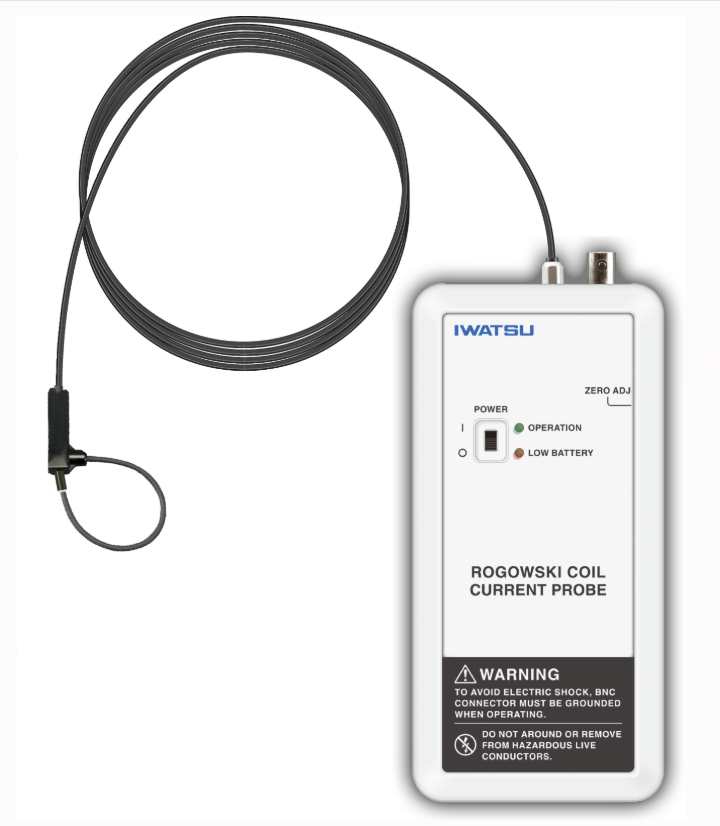 PMK Iwatsu Rogowski Current Probe, Peak current 3000A, 2Hz - 30MHz, -40°C to 125°C, 