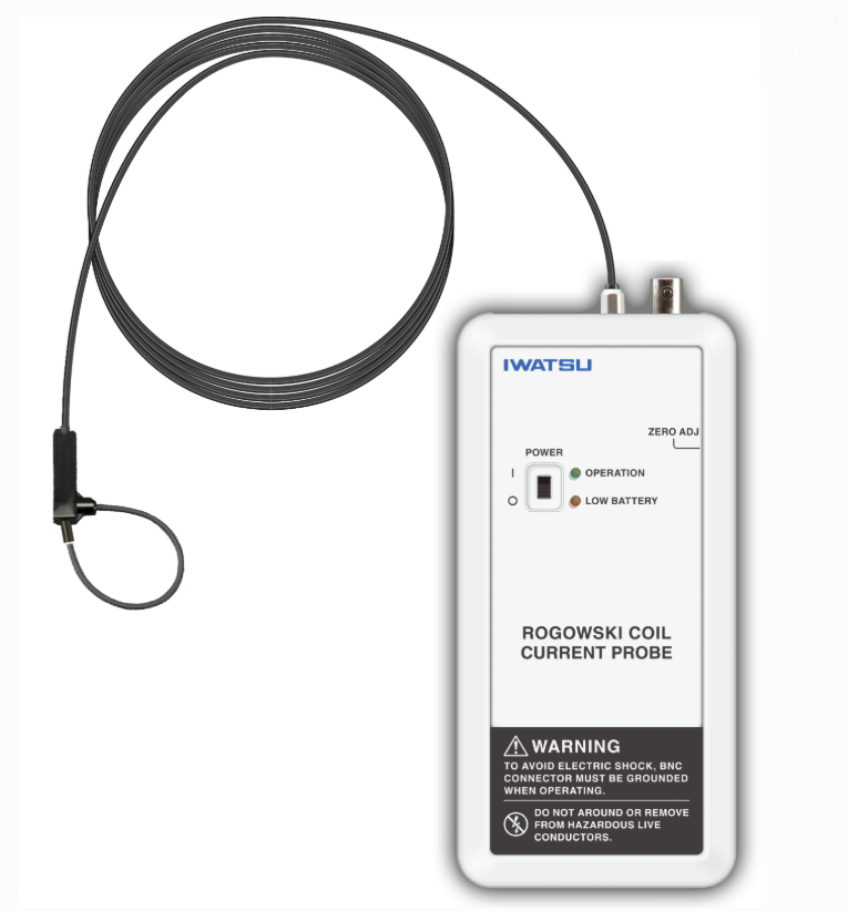 PMK Iwatsu Rogowski Current Probe, Peak current 6000A, 2Hz - 30MHz, -40°C to 150°C, 