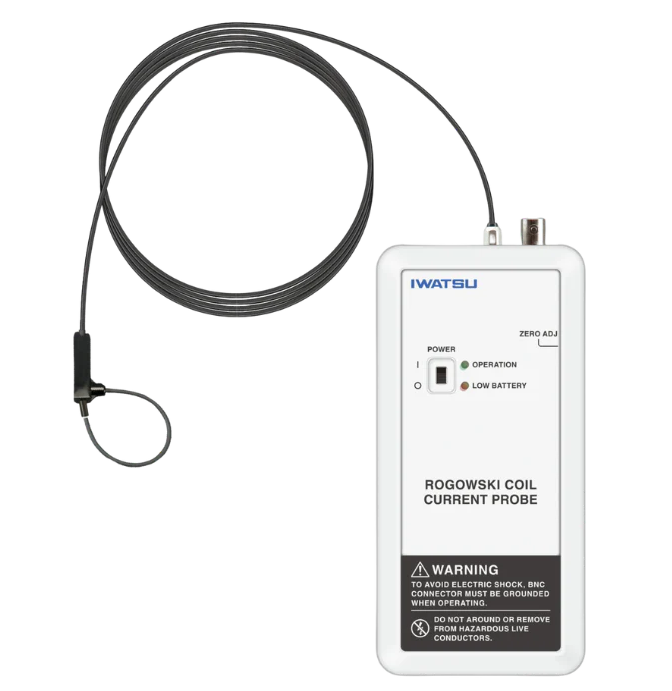 PMK Iwatsu Rogowski Current Probe, Peak current 1200A, 1Hz -  10MHz, 3m (700mm coil 
