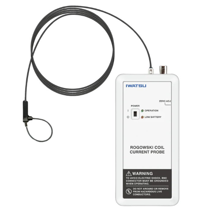PMK Iwatsu Rogowski Current Probe, Peak current 3000A, 0.8Hz -  20MHz, 3m (300mm coi
