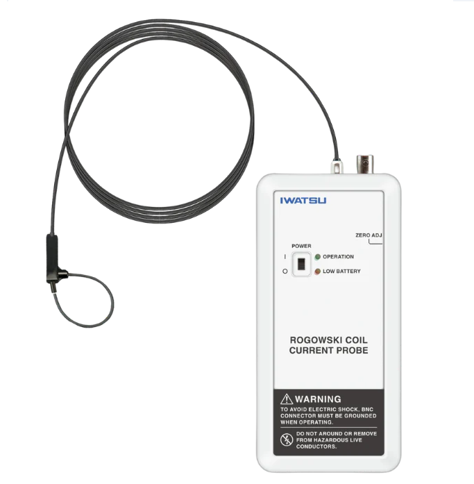 PMK Iwatsu Rogowski Current Probe, Peak current 6000A, 0.6Hz -  10MHz, 3m (700mm coi