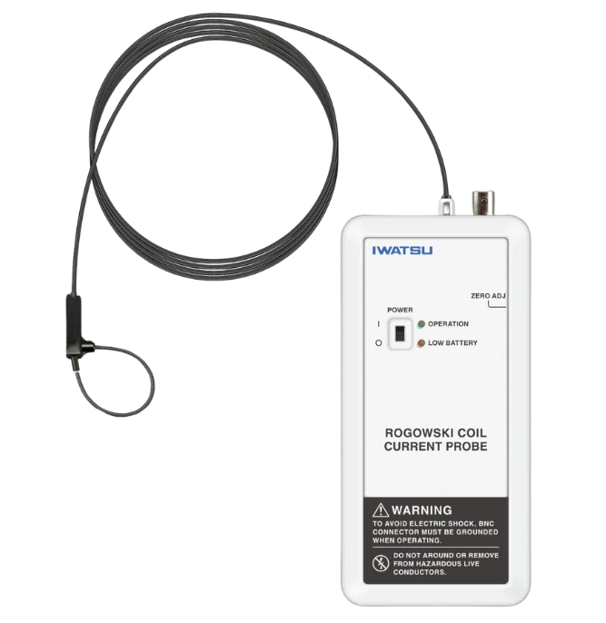 PMK Iwatsu Rogowski Current Probe, Peak current 12000A, 0.4Hz -  10MHz, 3m (700mm co