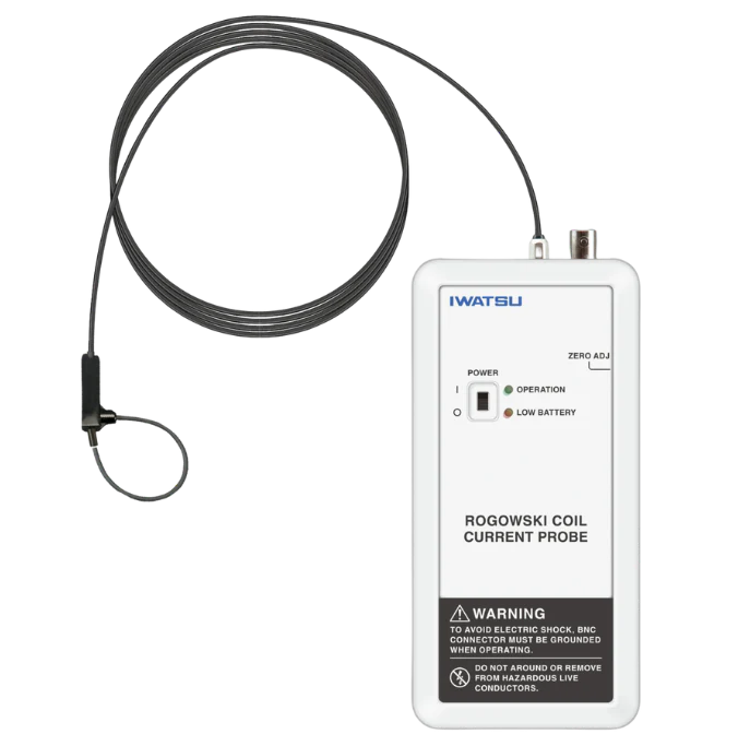 PMK Iwatsu Rogowski Current Probe, Peak current 12000A, 0.4Hz -  20MHz, 3m (300mm co