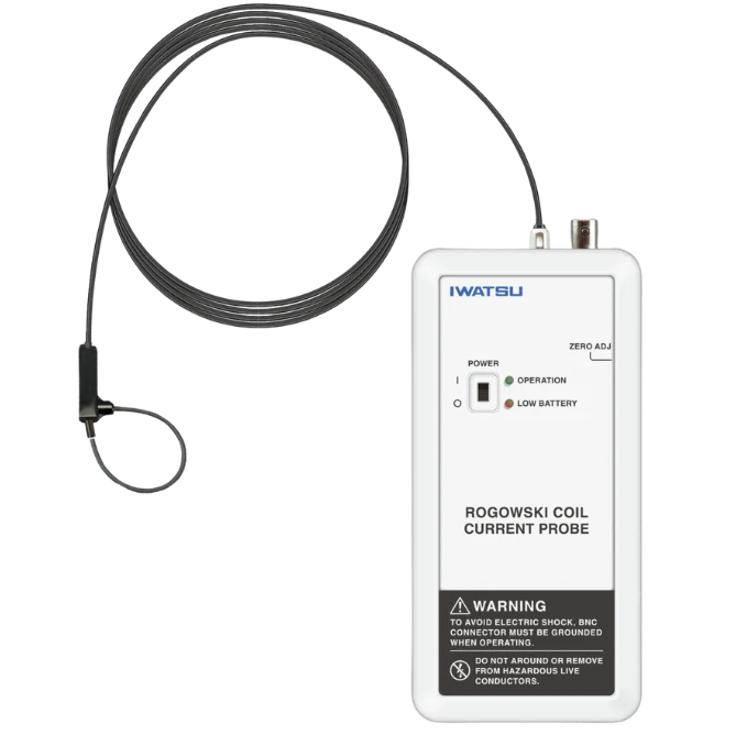 PMK Iwatsu Rogowski Current Probe, Peak current 120kA, 0.1Hz -  5MHz, 3m (700mm coil