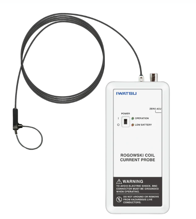PMK Iwatsu Rogowski Current Probe, Peak current 60A, 25Hz - 25MHz, -40°C to 125°C, 3