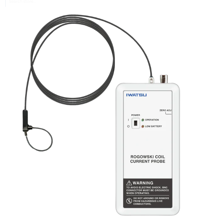 PMK Iwatsu Rogowski Current Probe, Peak current 300A, 4Hz - 25MHz, -40°C to 125°C, 3