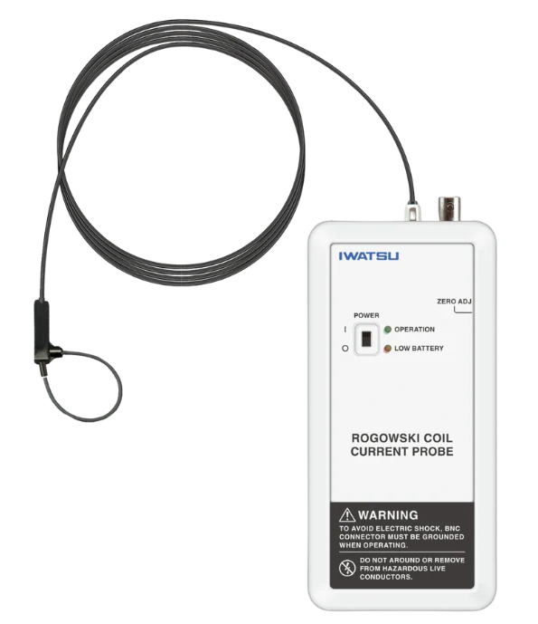 PMK Iwatsu Rogowski Current Probe, Peak current 300A, 600V, 32Hz - 30MHz, -40°C to 1