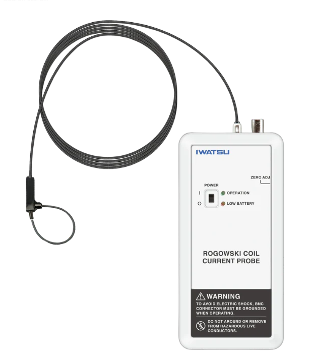 PMK Iwatsu Rogowski Current Probe, Peak current 1200A, 600V, 9Hz - 30MHz, -40°C to 1