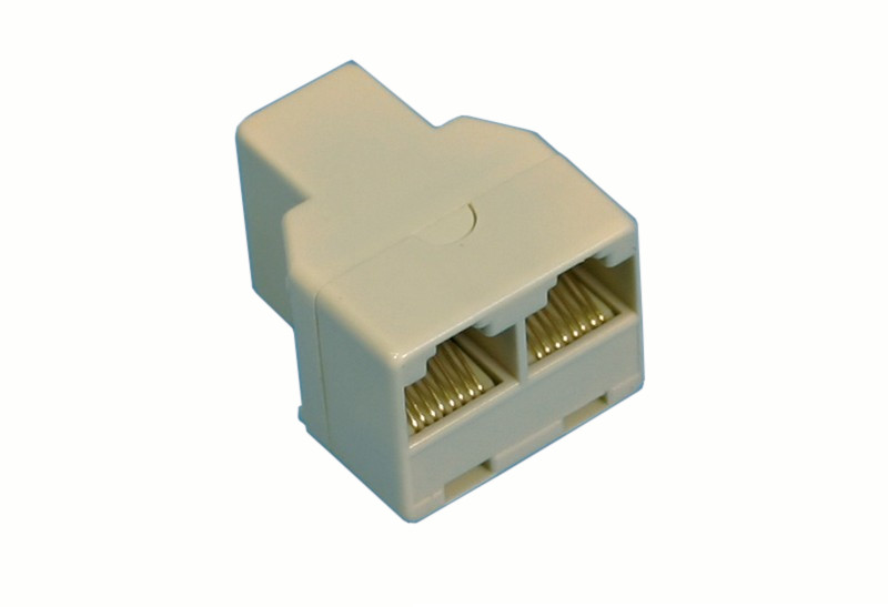 BCC Solutions Haaroitusadapteri 2x RJ45 naaras