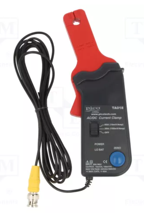 PICO Technology TA018 60 A AC/DC Current Probe, BNC