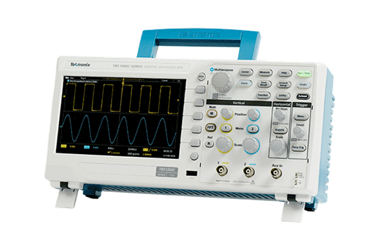 Tektronix Digital Storage Oscilloscope: 200 MHz bandwidth, 1 GS/s sample rate, 2 Channel