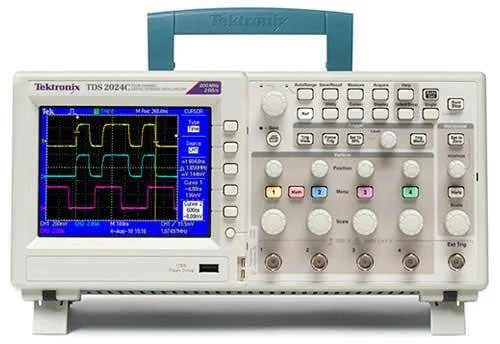 Tektronix Digital Storage Oscilloscope: 200MHz bandwith, 2GS/s sample rare, 4-Channel