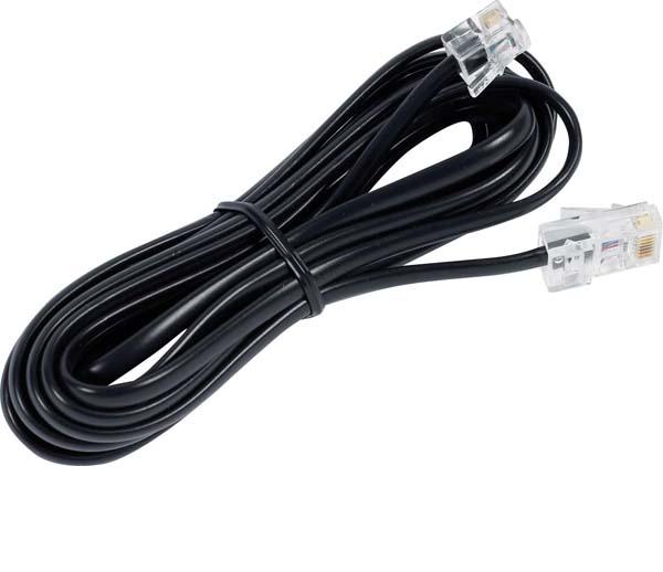 BCC Solutions Liitäntäjohto RJ11/RJ45 2m musta