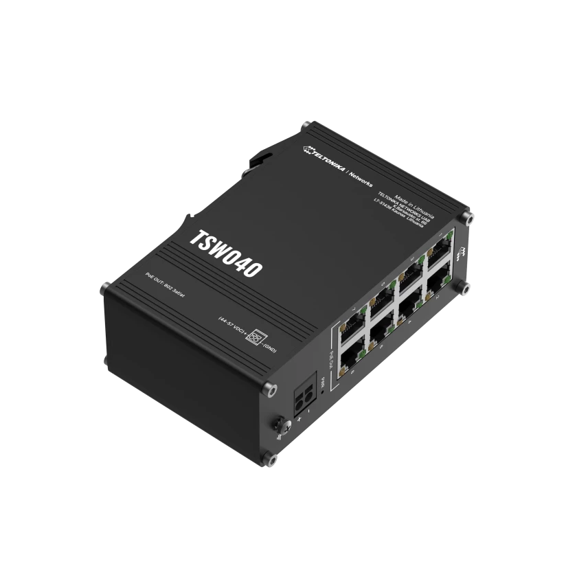 Teltonika Unmanaged PoE Switch 8x 10/100Mbps
