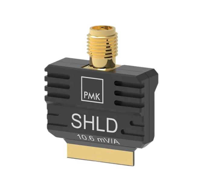 PMK Ultra-fast current shunt, 24m ohm, >1GHz bandwidth, <200pH insertion inductance,