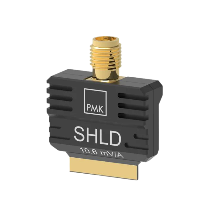 PMK Ultra-fast current shunt, 52m ohm, >900MHz bandwidth, <200pH insertion inductanc