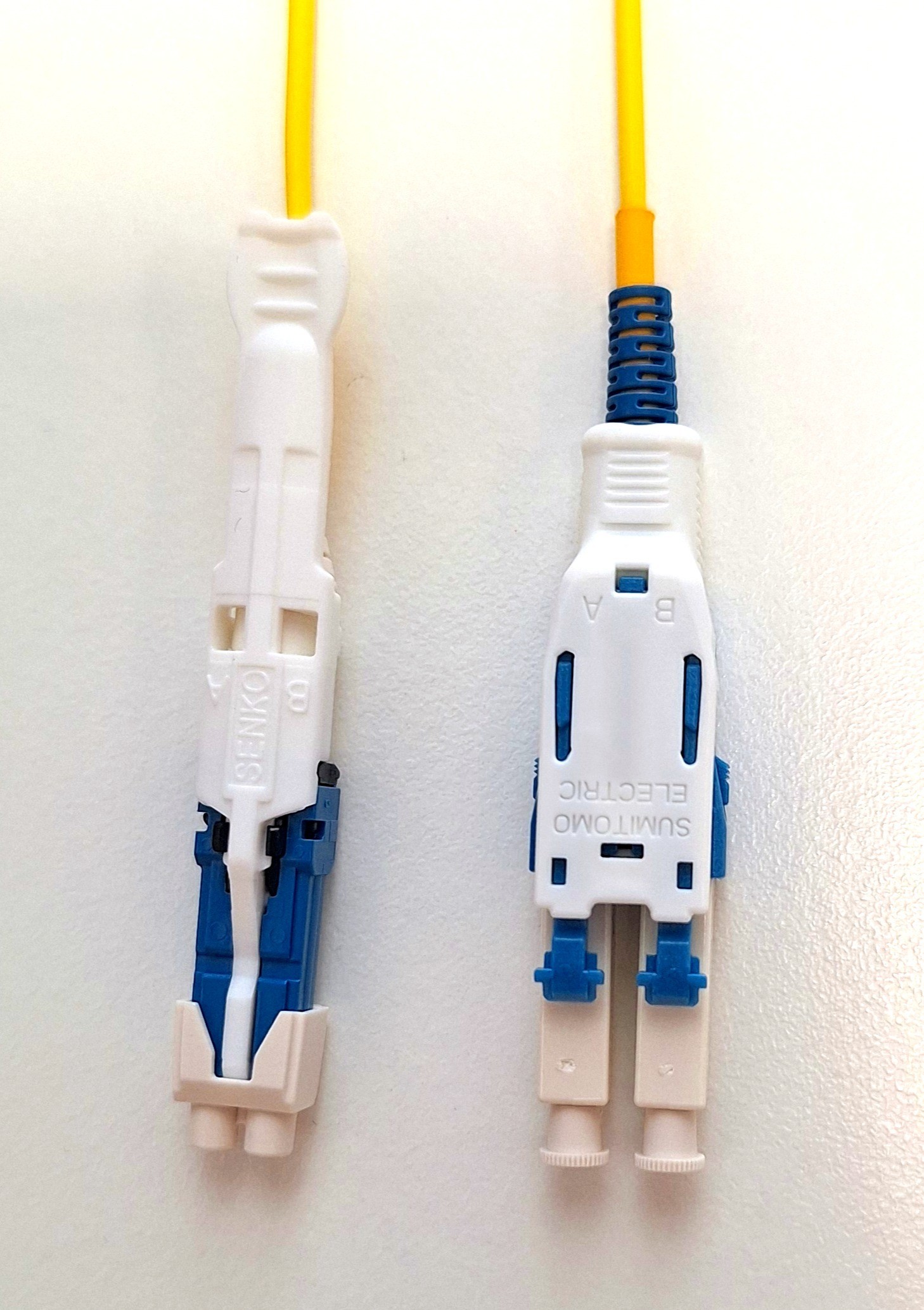  Dual CS uniboot to Dual LC uniSM 5m, 1.6mm cable